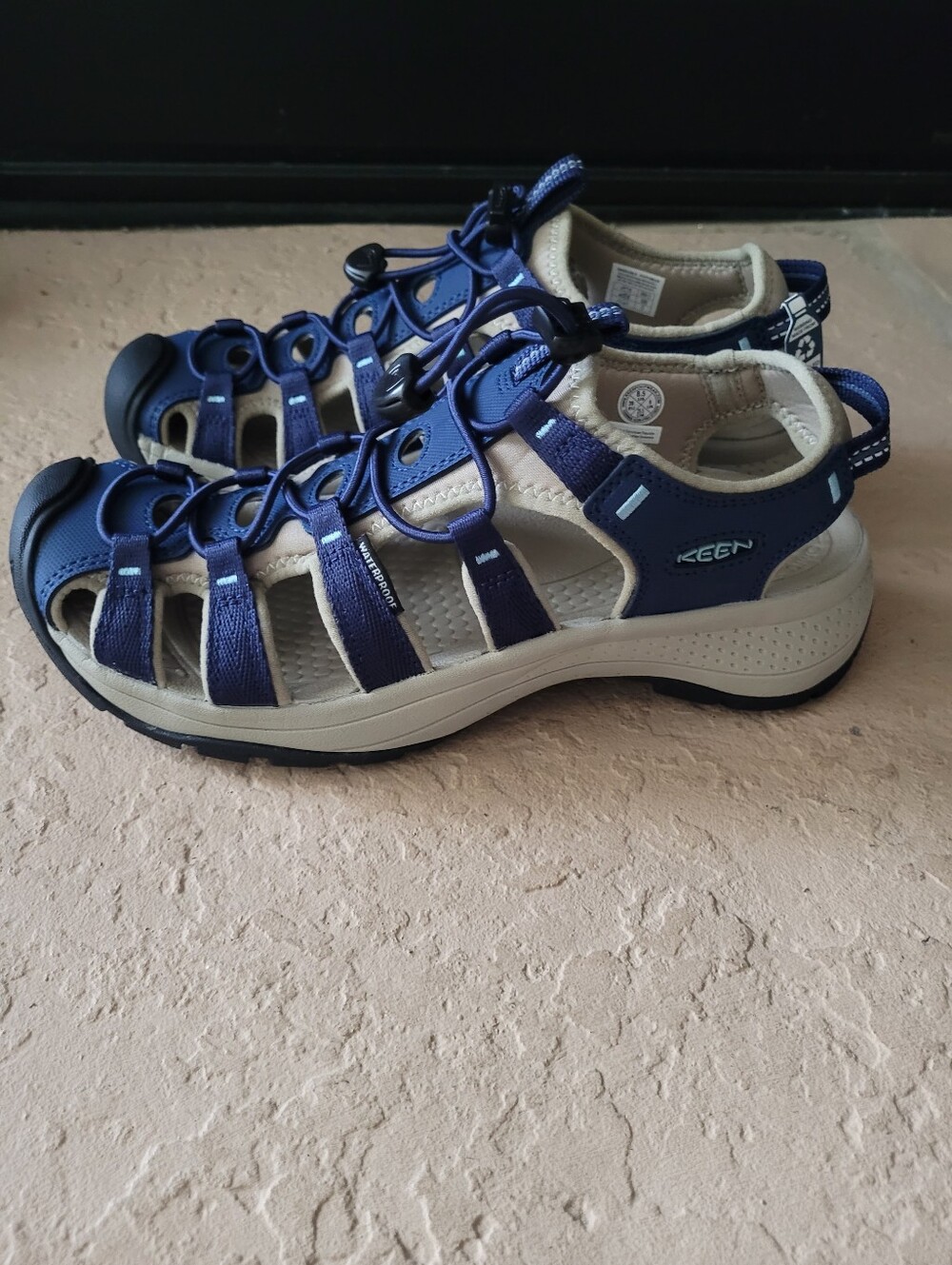 Keen Astoria West Naval Academy/Reef Water Women's Sandals NIB US Size 8.5